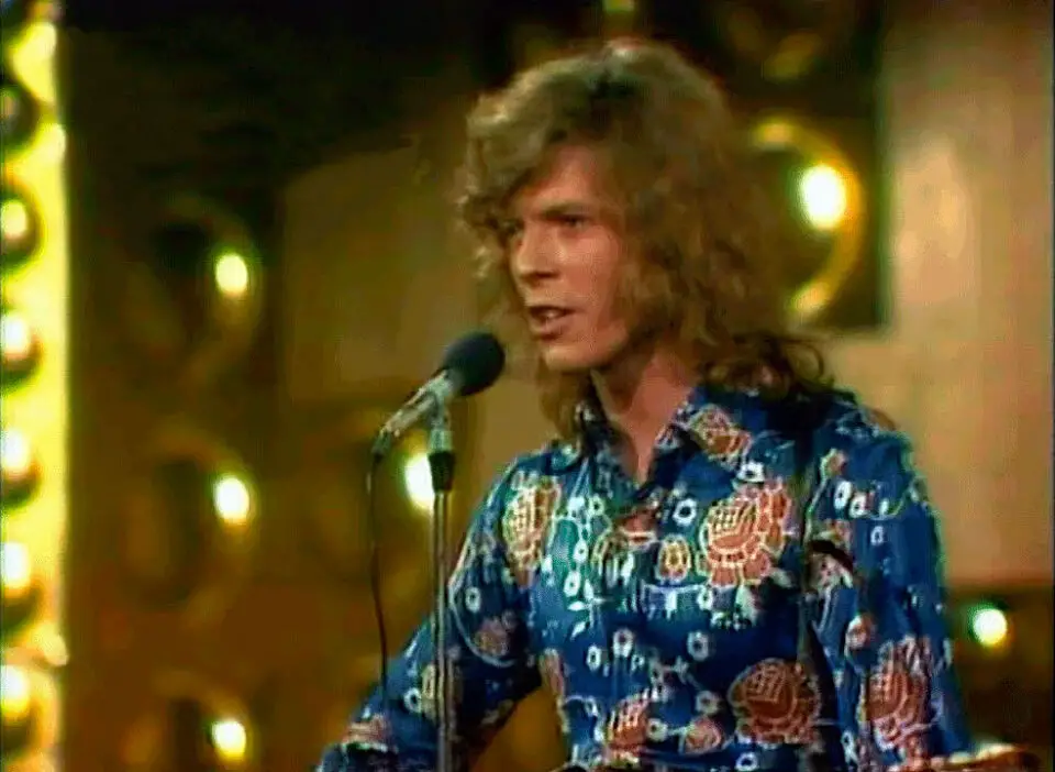 David Bowie at the Ivor Novello Awards, 10 May 1970