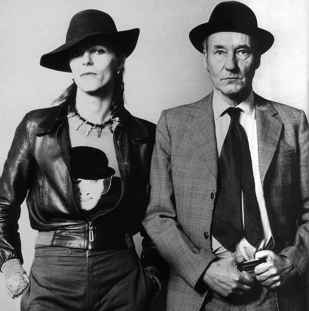 David Bowie and William Burroughs, 17 November 1973