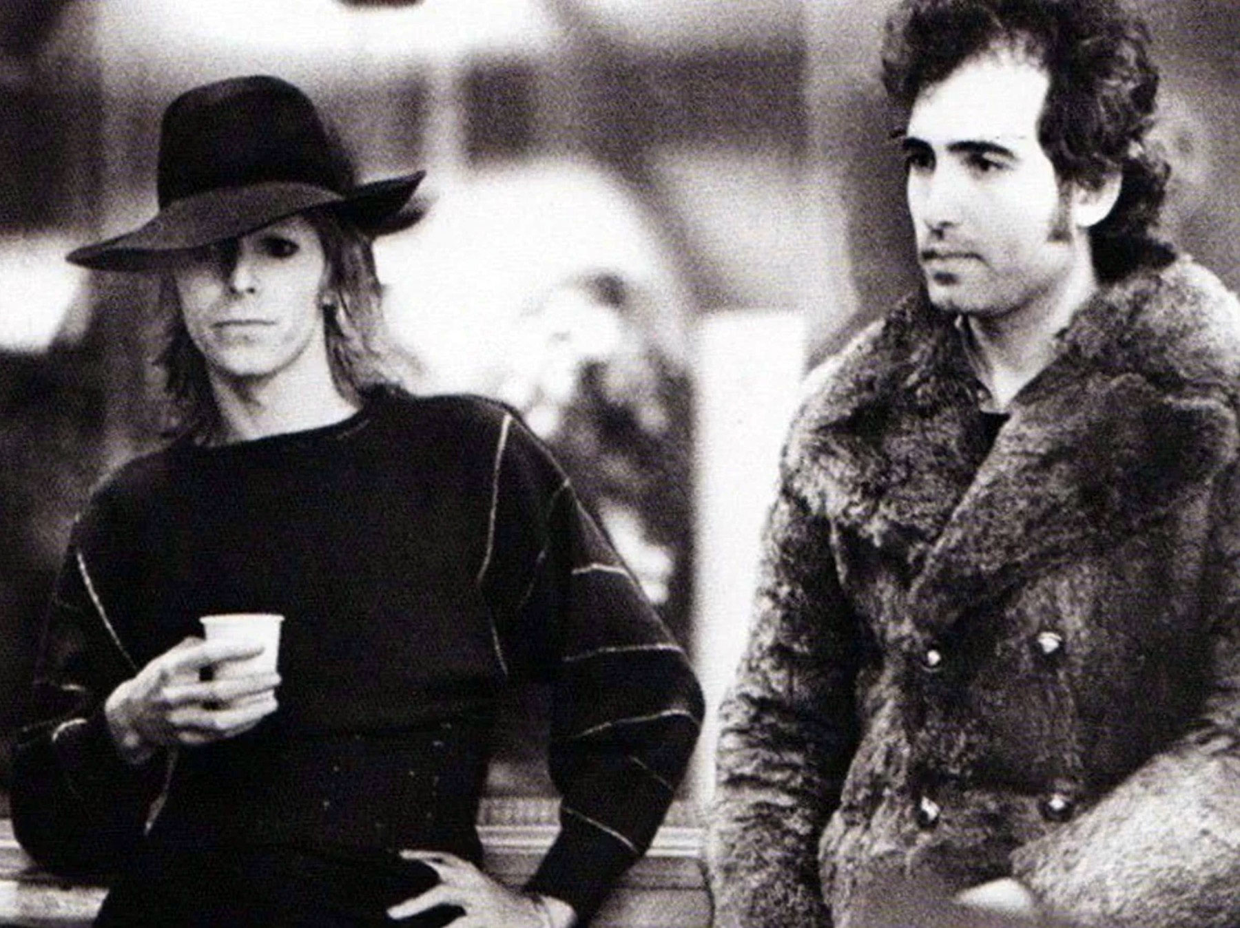David Bowie and Mike Garson, 14 January 1974 (photo: Kate Simon)