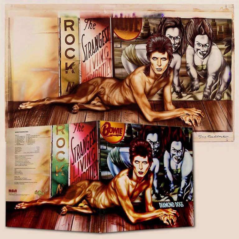 Guy Peellaert's artwork for David Bowie's Diamond Dogs