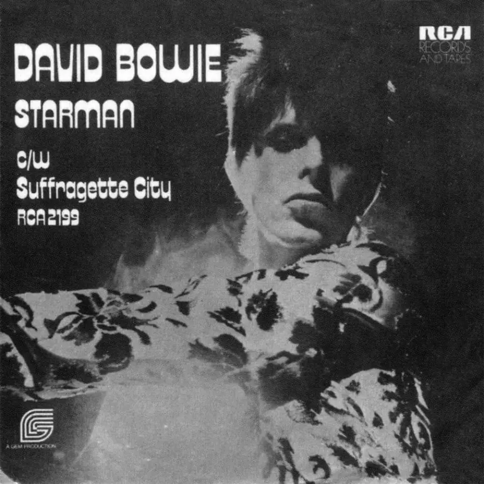 Starman single – United Kingdom